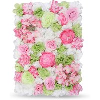 Neel Blue Artificial Flower Wall Panel Decorative Wedding Photography Backdrop