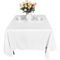 Square Tablecloth Polyester, Premium Linen Table Cover - 70" x 70"