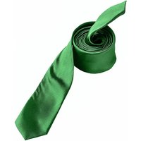 Satin Polyester Slim Neck Tie Jade