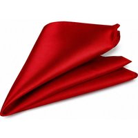 Pocket Square Square Satin Handkerchief Dark Red