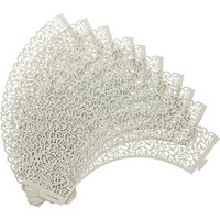 Neel Blue Cupcake Wrappers, Paper Muffin Holder, 25pcs in Silver