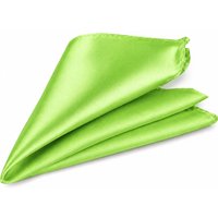 Pocket Square Square Satin Handkerchief Lime