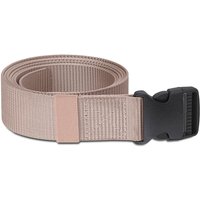Nylon Webbing Waist Belt Plastic Buckle 130cm Cream