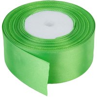 Neel Blue Double Sided Satin Polyester Ribbon Roll, 40mm x 25 Metres in Green