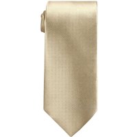 Satin Polyester Slim Neck Tie Beige