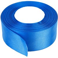Neel Blue Double Sided Satin Polyester Ribbon Roll, 50mm x 25 Metres in Royal