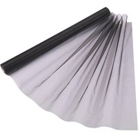 Neel Blue Organza Roll Sheer Fabric for Party Favours Supplies- 70cm x 15m in Black