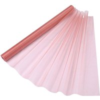 Neel Blue Organza Roll Sheer Fabric for Party Favours Supplies- 70cm x 15m in Rose Gold