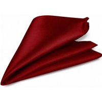 Pocket Square Square Satin Handkerchief Burgundy