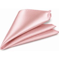 Pocket Square Square Satin Handkerchief Pink
