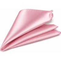 Pocket Square Square Satin Handkerchief Rose
