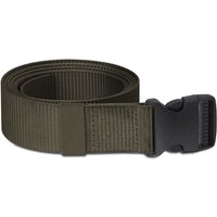 Nylon Webbing Waist Belt Plastic Buckle 130cm Green
