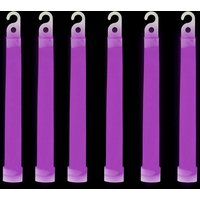 Neel Blue 6 Inch Glow Sticks Lanyard Premium Ultra Bright Glow in the Dark Rod - 25pcs in Purple