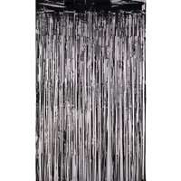 Foil Fringe Curtain Metallic Tinsel Backdrop Steamers 1x3 Metres
