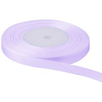 Neel Blue Double Sided Satin Polyester Ribbon Roll, 15mm x 10 Metres in Violet