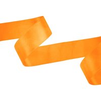 Neel Blue Double Sided Satin Polyester Ribbon Roll, 25mm x 10 Metres in Burnt Orange