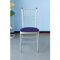 Neel Blue High Back Spandex Dining Chair Pad Covers Removable & Washable Slipcovers in Violet