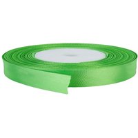 Neel Blue Double Sided Satin Polyester Ribbon Roll, 10mm x 10 Metres in Green