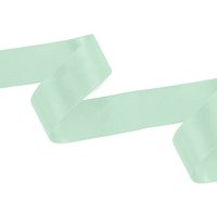 Neel Blue Double Sided Satin Polyester Ribbon Roll, 40mm x 10 Metres in Light Green