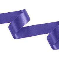 Neel Blue Double Sided Satin Polyester Ribbon Roll, 40mm x 10 Metres in Purple