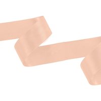 Neel Blue Double Sided Satin Polyester Ribbon Roll, 50mm x 10 Metres in Peach