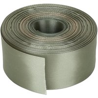 Neel Blue Double Sided Satin Polyester Ribbon Roll, 50mm x 25 Metres in Pale Green