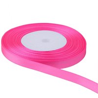 Neel Blue Double Sided Satin Polyester Ribbon Roll, 10mm x 25 Metres in Pale Pink
