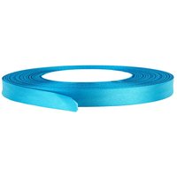 Neel Blue Double Sided Satin Polyester Ribbon Roll, 10mm x 10 Metres in Turquoise