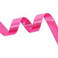 Neel Blue Double Sided Satin Polyester Ribbon Roll, 15mm x 10 Metres in Pale Pink