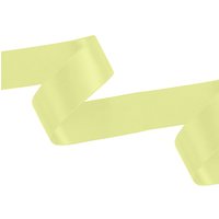 Neel Blue Double Sided Satin Polyester Ribbon Roll, 50mm x 10 Metres in Bright Yellow