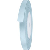Neel Blue Double Sided Satin Polyester Ribbon Roll, 6mm x 25 Metres in Light Blue