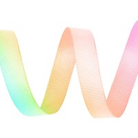Neel Blue 25mm Grosgrain Ribbon, Solid Polyester Ribbon, 10 Metres