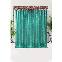 Sequin Backdrop Photography Background, Sparkling Glitter Curtain - 4ft X 9ft