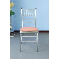 Neel Blue Chair Pad Cover Soft Spandex Removable for home, Wedding Party, Events, Pack of 10 in Rose Gold