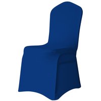Neel Blue 10pcs Spandex Polyester Stretch Chair Cover, Washable & Removable Slipcovers in Royal