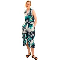 & S L TIE FRONT MIDI SHIRT DRS