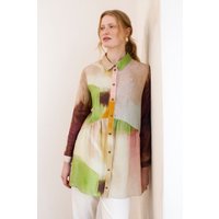 & Linen Gathered Waist Tunic