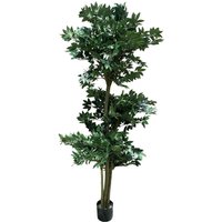 180cm Fire Retardant Lychee Ball Tree 3774 Leaves Natural Trunk