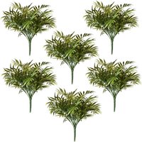 Pack 6 x 40cm Fire Retardant Artificial Palm Tree Stem