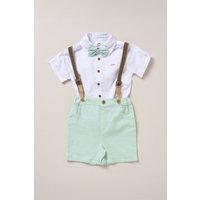 Shirt Shorts & Braces Outfit Set Pale Years