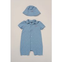 2 Piece Romper & Hat Outfit Set m