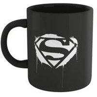 Superman Core Graffiti Mug - Black | Size: 300ml