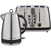 Morphy Richards Mexborough Kettle & Toaster Bundle in Silver