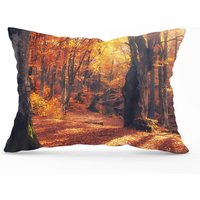 Warren Reed - Designer Autumn Forest Cushions in Brown | Size: 33 cm x 48 cm