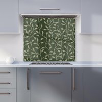 Warren Reed - Designer Green Shrub With Leaves Kitchen Splashback | Size: 700mm x 650mm