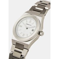 Dial Polished Watch Silver Metallic Silver