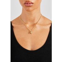 Cernucci Women's Iced Double Motif Cuban Necklace - 10mm - Gold in Metallic Gold | Size: 16 inches