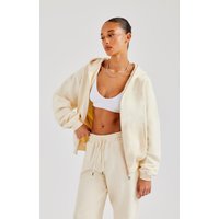 Zip Through Hoodie Butter