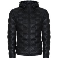 Hooded Puffer Quilted Bomber Jacket Belem
