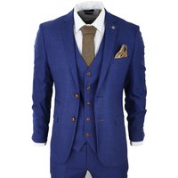 Check 3 Piece Tailored Fit Suit 36R